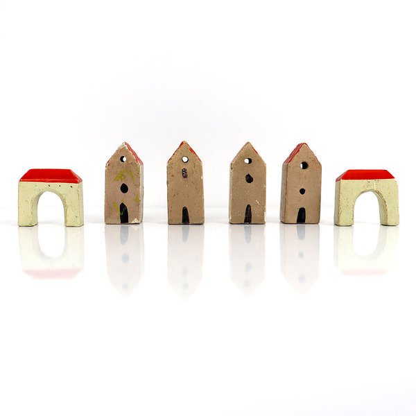 Miniaturstadt aus Keramik
