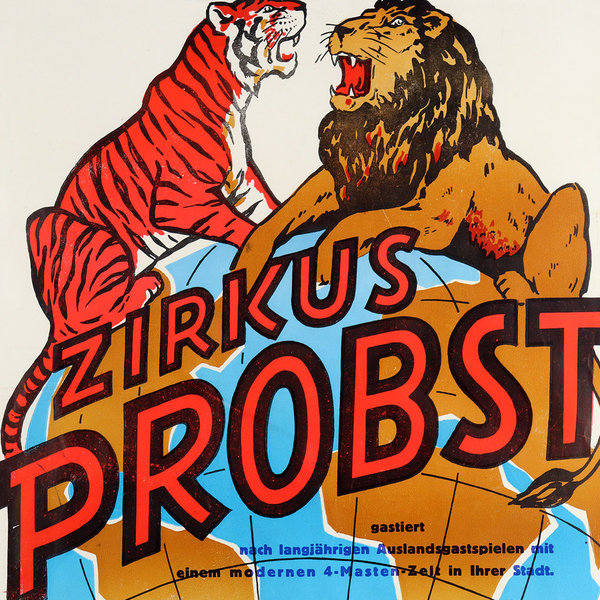 Plakat "Zirkus Probst"