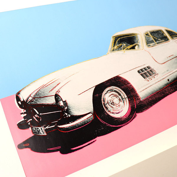 Kunstdrucke "Mercedes SL" von Andy Warhol & Hans Liska